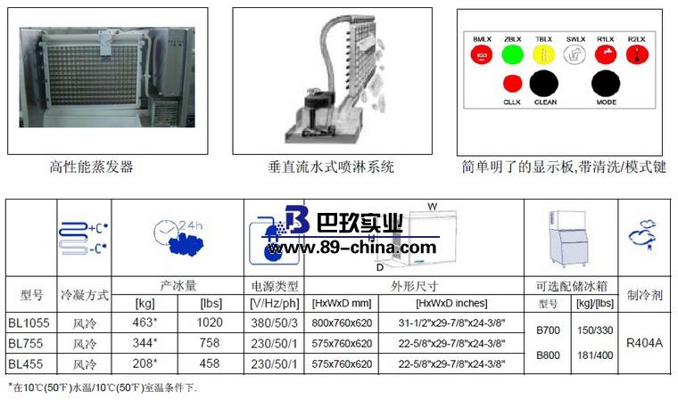 BL455方型制冰机