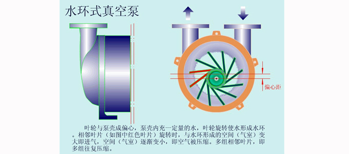 水环式真空泵原理图